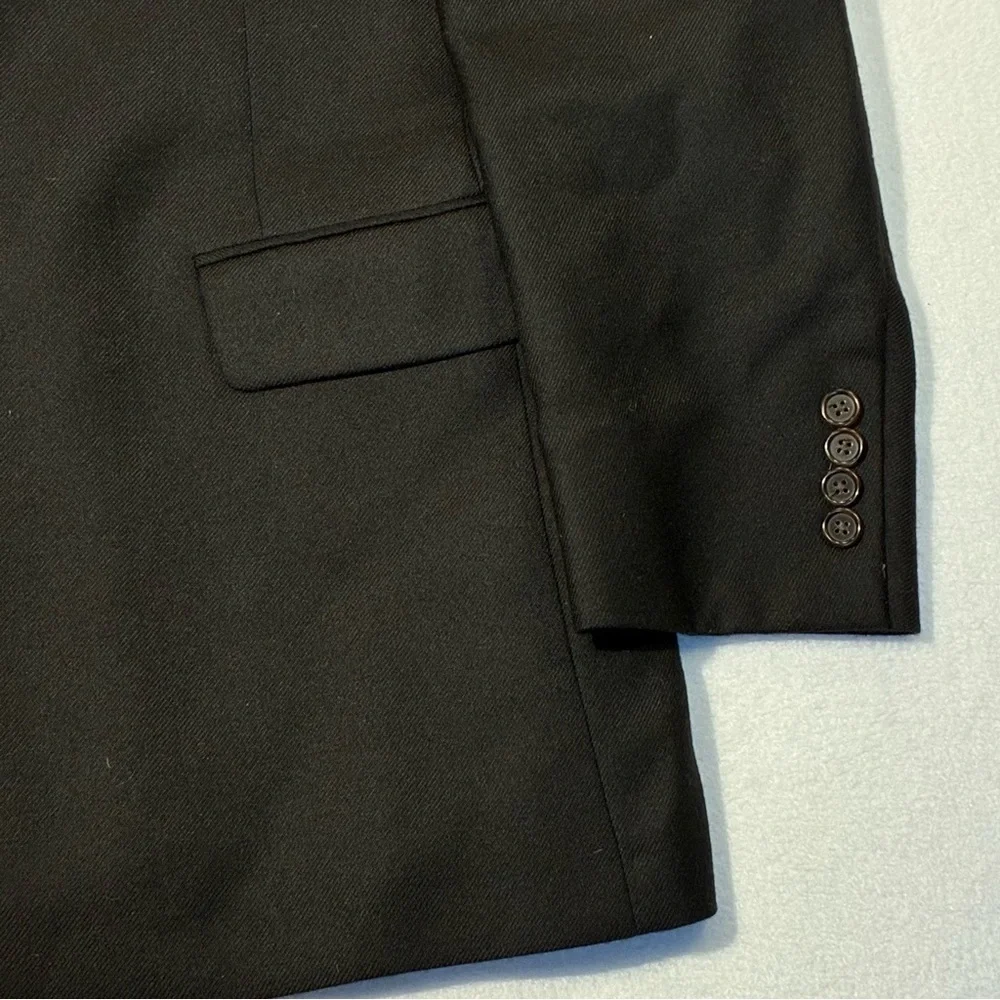 Hart Schaffner Marx Men’s Black Loro Piana Cashmere Sport Coat Blazer 42R